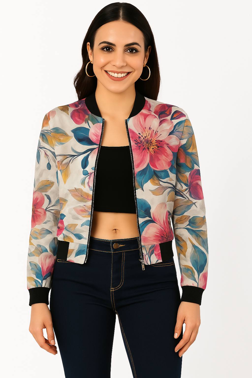 Women's AOP Bomber Jacket