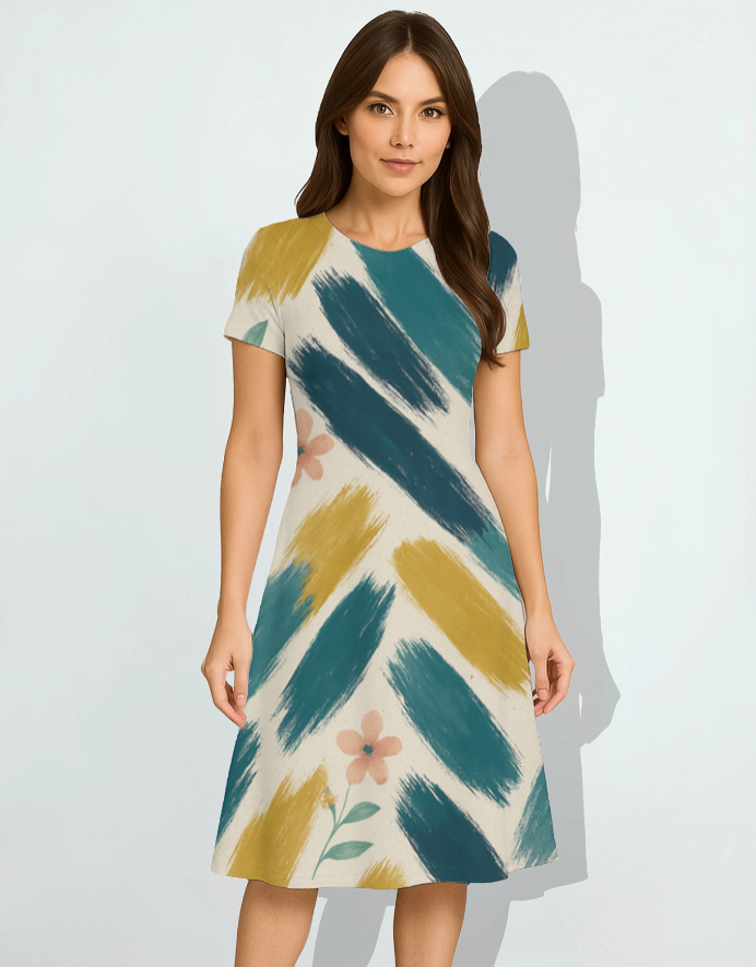 AOP A line Dress