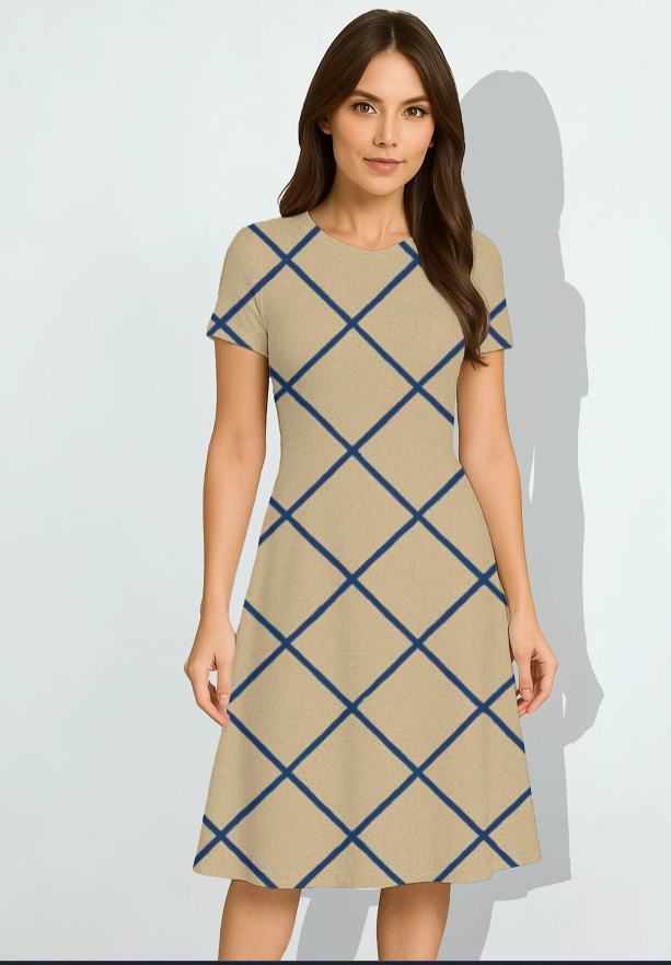 AOP A line Dress