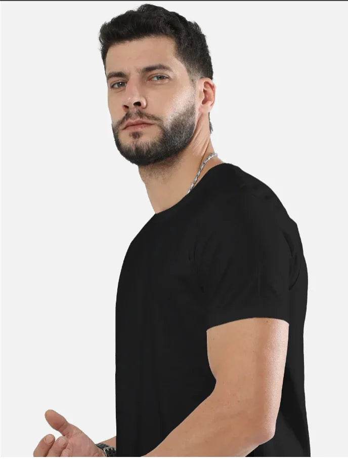 Urban Plain T Shirt Black - My Store