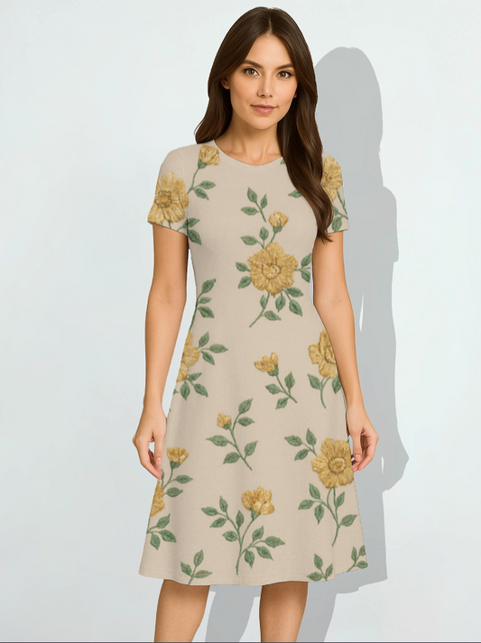 AOP A line Dress