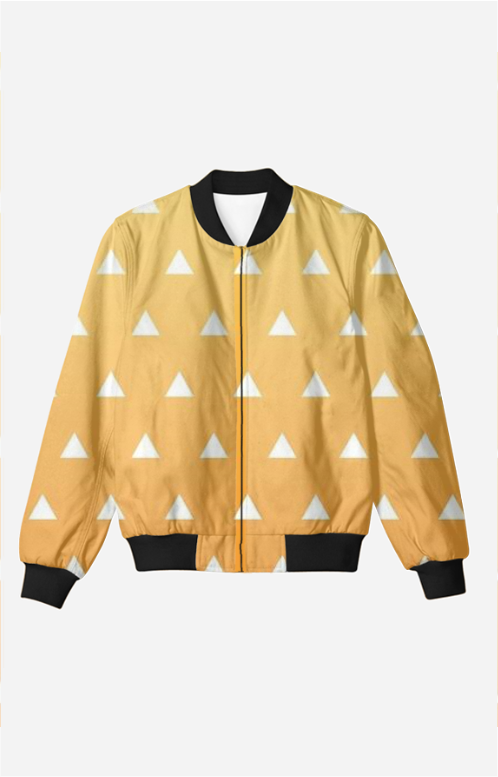 Unisex AOP Bomber Jacket| Demon Slayer| Zenitsu