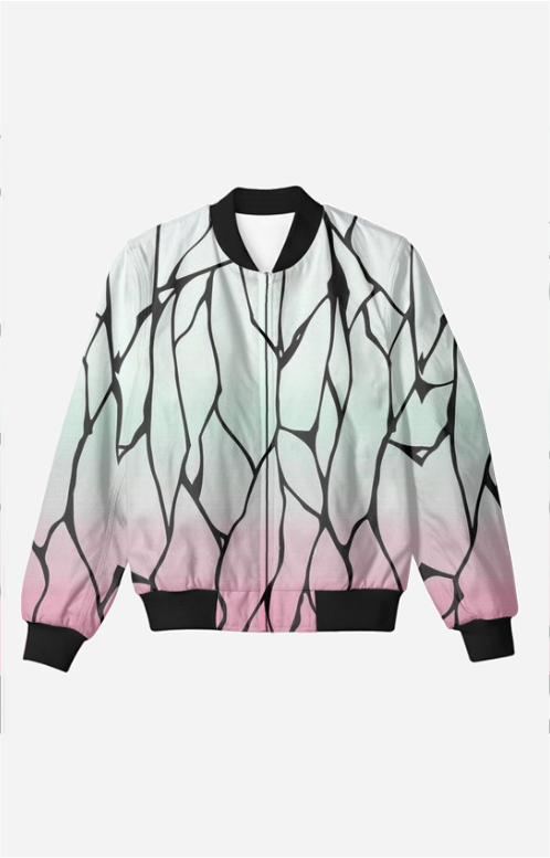 Women's AOP Bomber Jacket| Demon Slayer| Shinobu